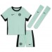 Chelsea Axel Disasi #2 Barnkläder Tredje matchtröja till baby 2023-24 Kortärmad (+ Korta byxor) Billigt